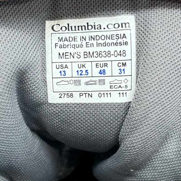 Columbia Mens Wallawalla Mid Omni Tech Shoes 13 Hiking Camping Outdoor Boots main image 8